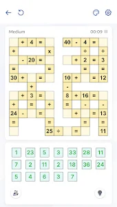 Mathematik-Puzzles - Crossmath