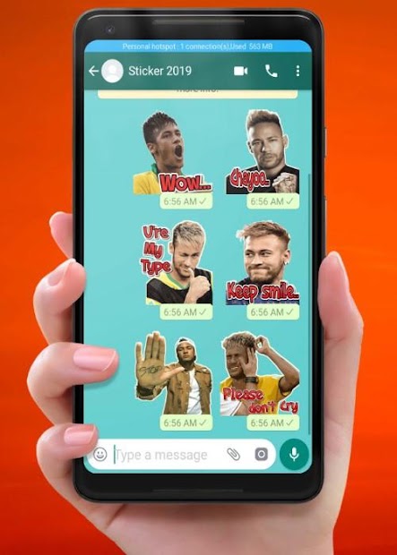 Screenshot 7 Neymar Sticker 2019 android