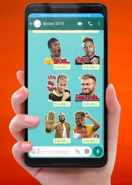 Captura de Pantalla 7 Neymar Sticker 2019 android