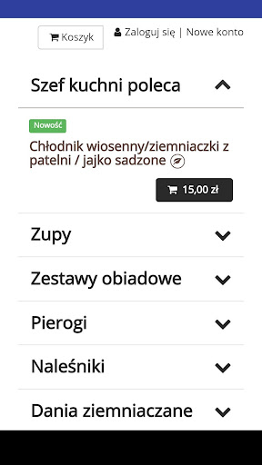 Android application Trzy po Trzy screenshort