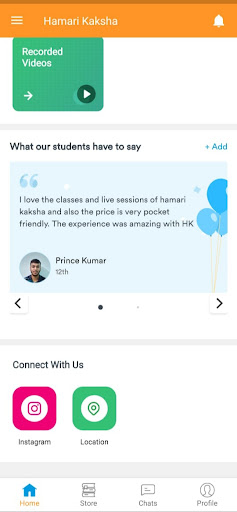 Android application Hamari Kaksha screenshort