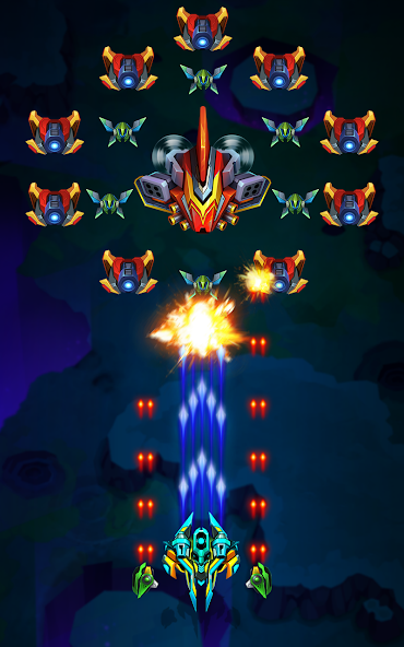 Galaxy Shooter: Air Force War MOD APK screenshot