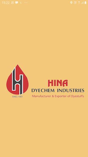 Android application Hina Dyechem Industries screenshort