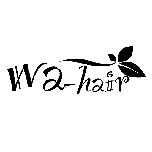 丸亀市の美容室　wa-hair(ワ　ヘア)公式アプリ logo