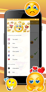 Screenshot 11 wasticker con movimiento emoji android