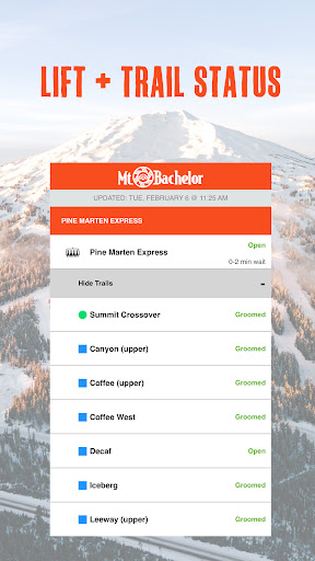 Screenshot of Mt. Bachelor