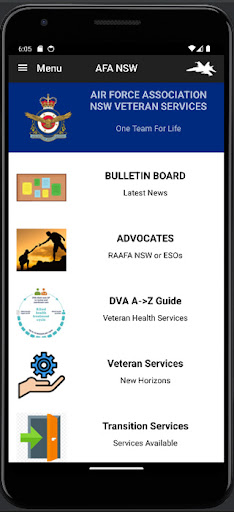 Android application AFA NSW screenshort