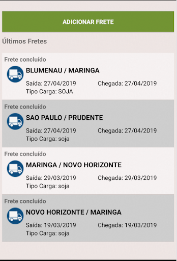 NaRodagem Motorista Screen 2
