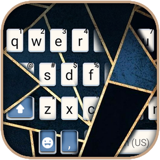 Classy Blue Keyboard Backgroun logo