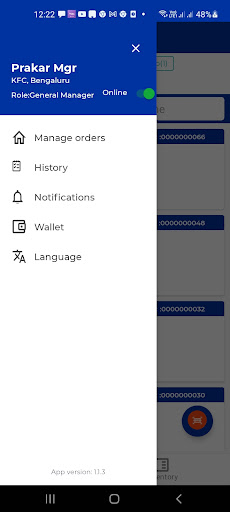 Android application Soy Partner screenshort
