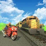 Train vs Super Hero Spider Bike icon