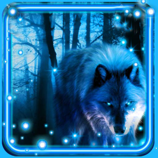 Wolves Night Live Wallpaper  Icon