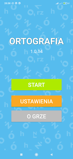 Android application Ortografia PL screenshort