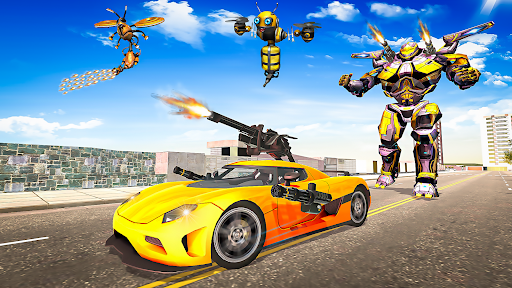 Honey Bee Robot Car Transform Screen 2