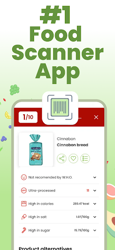 Android application Healthy Food Scanner - GoCoCo screenshort
