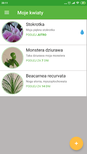 Android application Plant Care Companion screenshort