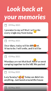 Daily Journal: Diary with lock Screenshot