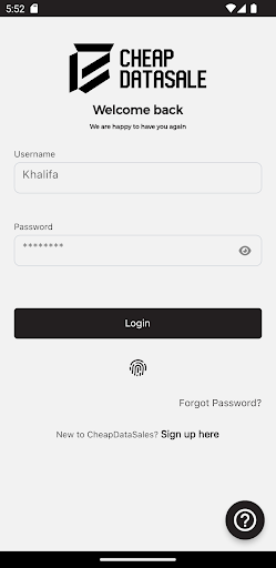 Android application CheapDataSales screenshort