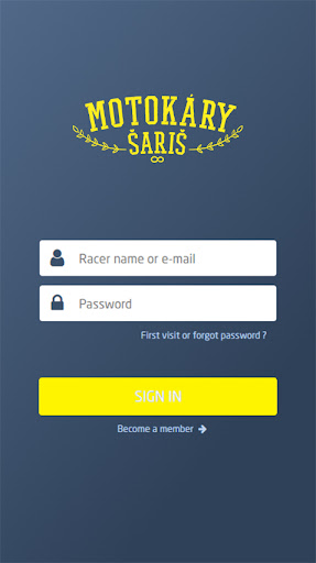 Android application Motokary Šariš screenshort