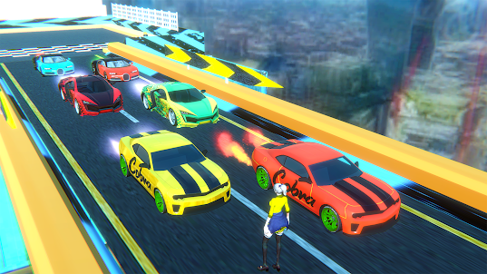 Race Off Stunt Car Driver Game