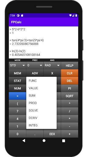 FPCalc Calculator Screen 3