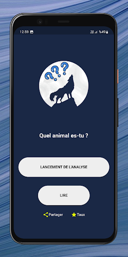 Aperçu de l'application