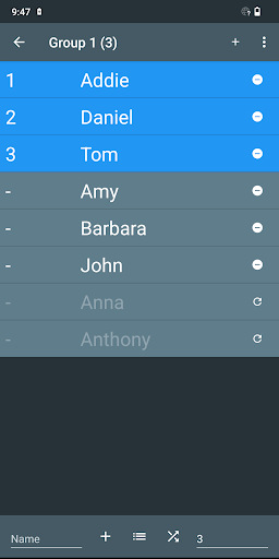 Random Picker Screen 2