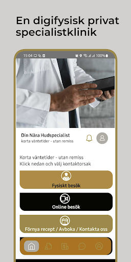 Android application Din Nära Hudspecialist screenshort