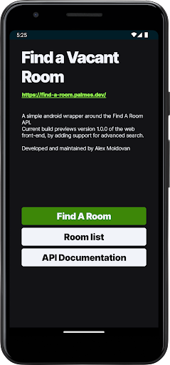 Android application Find A Vacant Room (CY Tech) screenshort