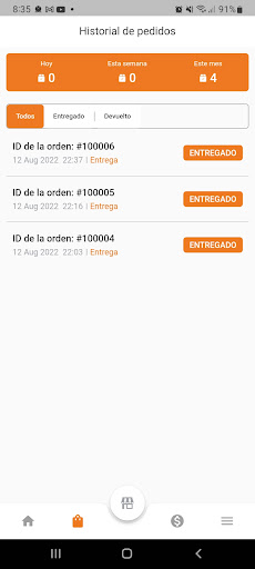 Android application ComeloYA! Restaurant screenshort