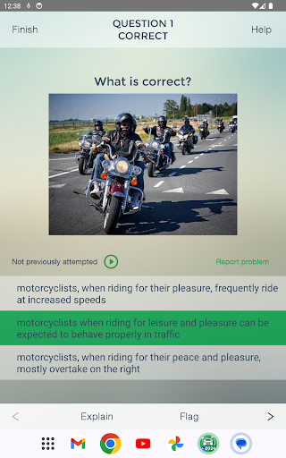 Screenshot of Dutch Caribbean Theory Test