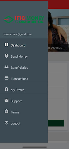 IFIC Money Transfer Screen 3