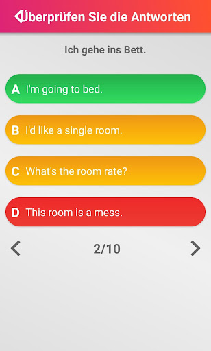 QuizLingo -  Englisch Übersetzungstest