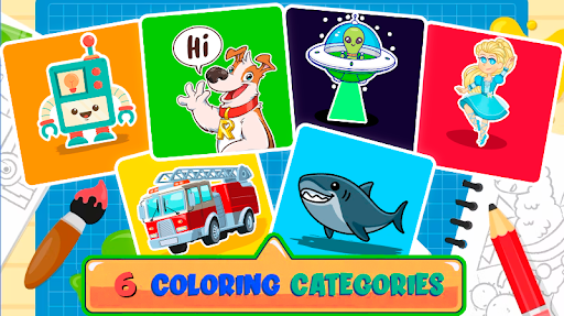 Android application Art Coloring: bobbie goods screenshort