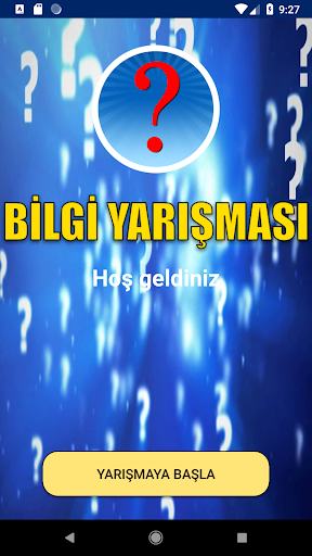 Android application Genel Kültür Bilgi Yarışması screenshort