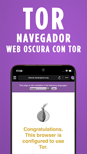 Navegador TOR: OrNET TOR Web