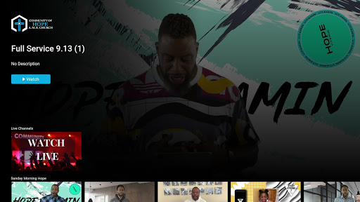 Android application Community Of Hope AME Church screenshort
