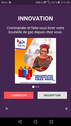 Android application BabiGaz screenshort