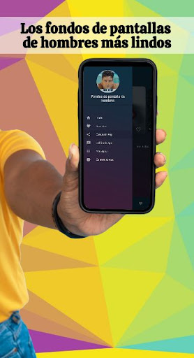 Android application Fondos de pantalla de hombres screenshort