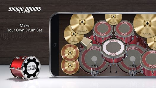 Screenshot 1 Drums Maker: Batería virtual android