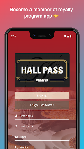 Android application Hall Pass Rewards screenshort