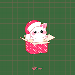 Cover Image of ダウンロード 카카오톡 테마 - 겨울산타고양이_크리스마스 (카톡테마)  APK