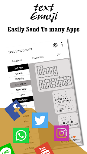 Text Art - Love & Emoji Symbol Screen 3