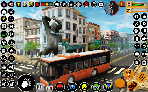 Angry Gorilla City Attack Screen 3