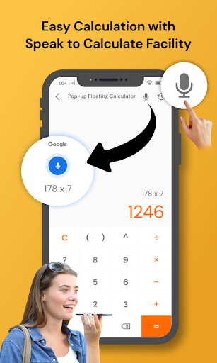 Android application Pop-up Floating Calculator screenshort