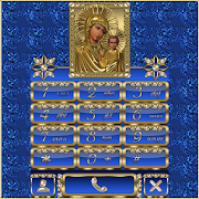 Virgin Mary Blue Dialer theme
