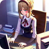 Anime Games: Office Girl Sim icon