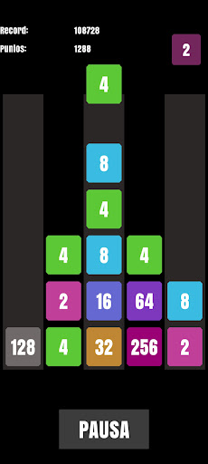 Android application Drop And Merge Numbers screenshort