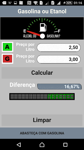 Etanol ou Gasolina?