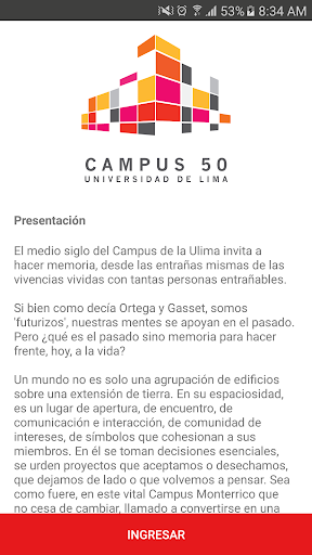 Android application Campus 50 screenshort